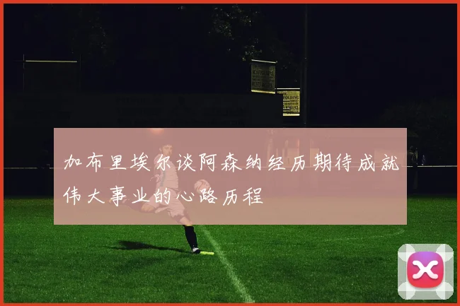 加布里埃尔谈阿森纳经历期待成就伟大事业的心路历程